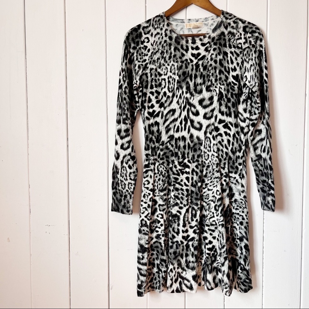 Vintage Micheal Kors Leopard print Dress. Size Small.